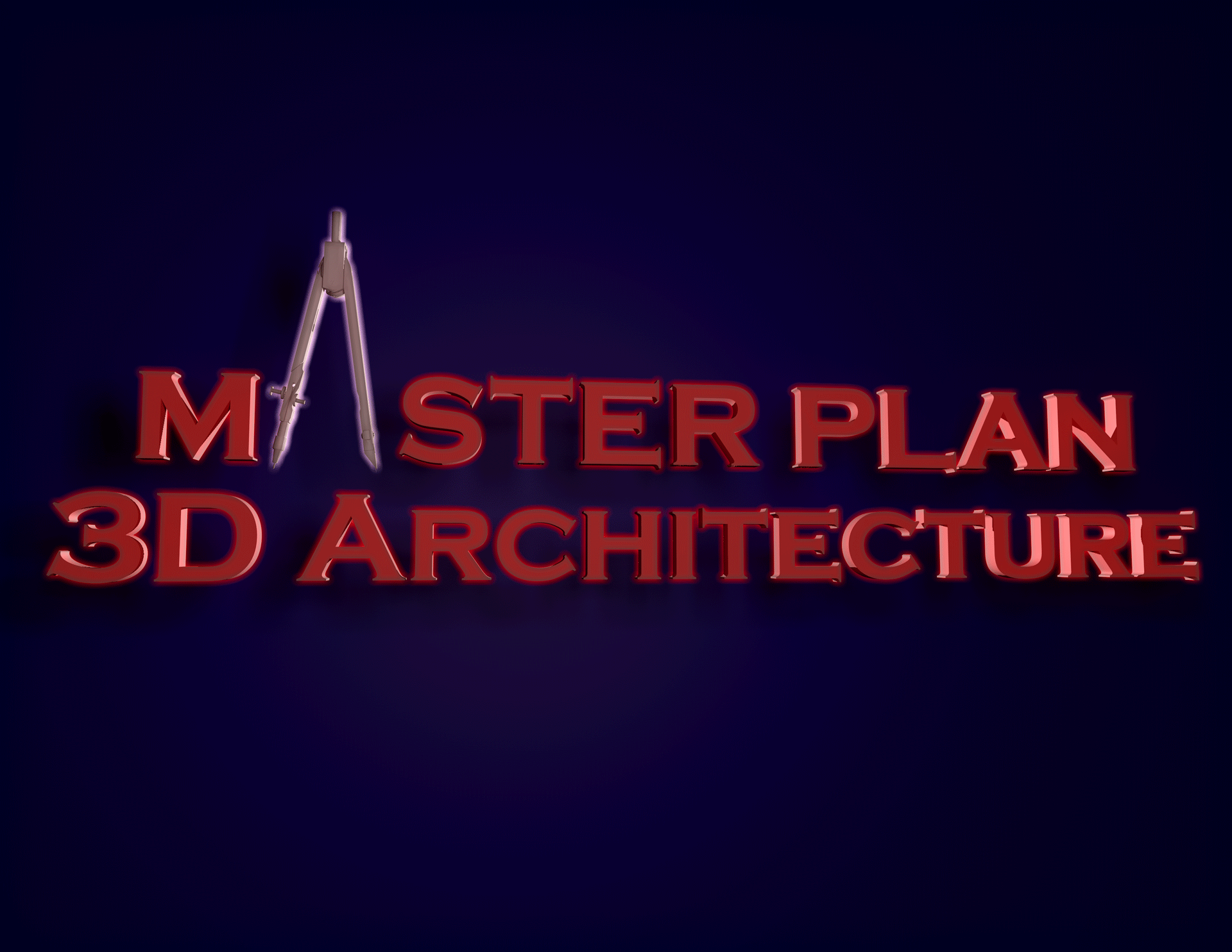 Master Plan 3D Architecture Logo